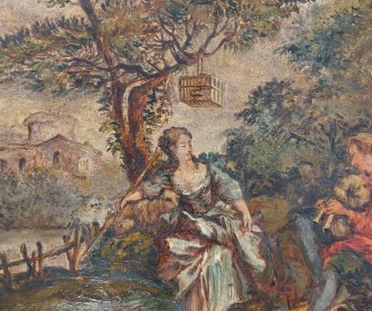 null MODERN SCHOOL

Oil on panel

Shepherdess and her galand

30 x 40 cm. An oil...