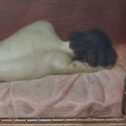 null Maurice BRIARD (1887-?)

Nue féminin

Huile sur toile

Signé en bas à droite...