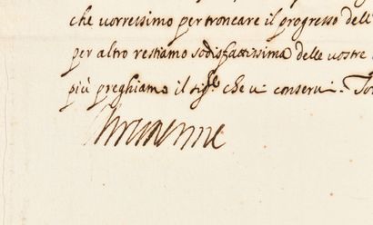 null SAVOIE (CHRISTINE DE FRANCE, DUCHESS DOWAGER OF).

Letter signed "Chrestienne",...