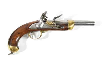 POMMEL GUN MODEL 1816 FLINTLOCK. 
Barrel...