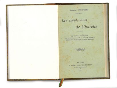 null ENSEMBLE DE TROIS OUVRAGES RELATIFS A CHARRETTE : 

-J. ROUSSE « Les Lieutenants...
