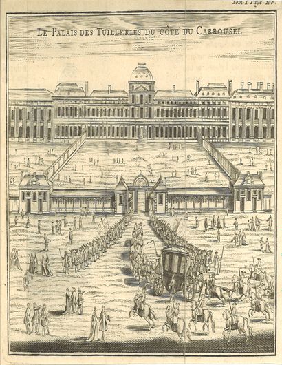 null PAIR OF ENGRAVINGS OF THE TUILERIES PALACE. 

View from both sides.

13,5 x...