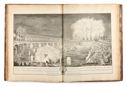 null FESTIVAL BOOK.

Description of the festivities given by the city of Paris, on...