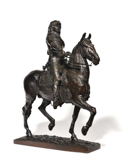null 
FREMIET, ACCORDING TO.

"The Great Condé, on horseback".

Subject in bronze...