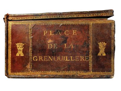 null DUC D'ANTIN - LA GRENOUILLERE.

Large rectangular book-like box, in wood covered...