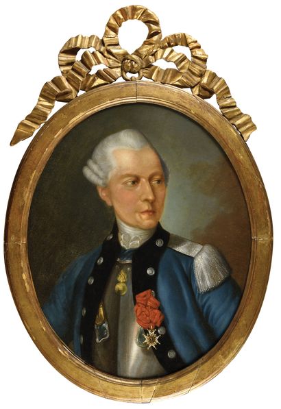 null ÉCOLE FRANÇAISE DU XVIIIE SIECLE. 

« Portrait d’un officier du Royal Bavière...