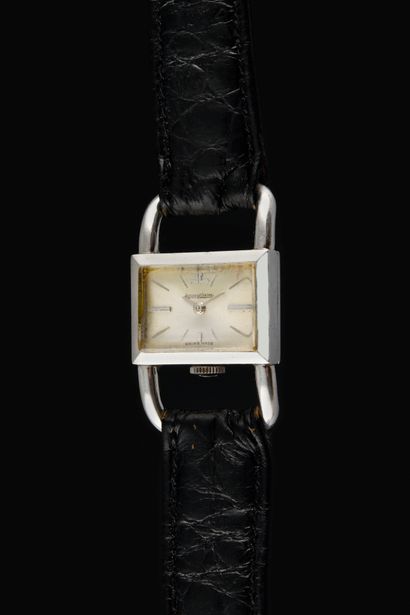 null JAEGER LECOULTRE Small Stirrup. Ref: 1096818. Circa 1960. Steel ladies' watch,...