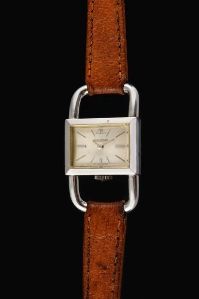 null JAEGER LECOULTRE Small Stirrup. Ref: 1304089. Circa 1950. Ladies' watch in steel,...