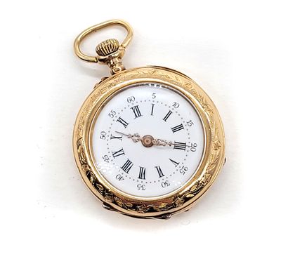 null WATCH OF GOUSSET white bottom, Roman numerals. The obverse with monogrammed...
