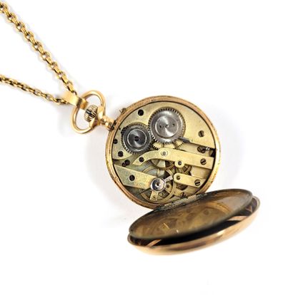 null 
POCKET WATCH 

white background, Roman numeral. Mechanical movement with manual...
