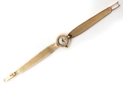 ESKA WATCH composed of a round dial, white...