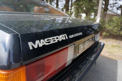 1983 Maserati Quattroporte III 4.9 Numéro de série ZAM330000DA003356

Ex-véhicule...