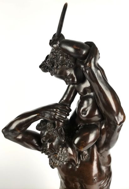 null Jean-Joseph PERRAUD (1819-1876) Child of Bacchus Model presented at the Salon...