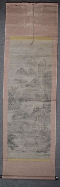 Chine du Sud, XIXe siècle Peinture verticale...