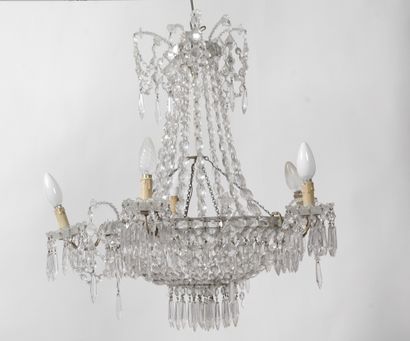 LUSTRE suspension basket with 5 arms of light...