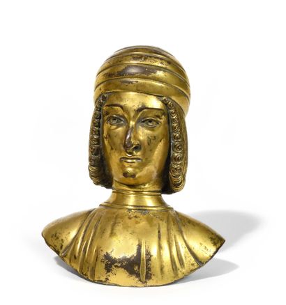 null ITALIAN SCHOOL IN THE STYLE OF THE RENAISSANCE Bust portrait of a condottiere...