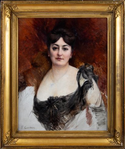 Fernand CORMON (1845-1924) Portrait de femme...
