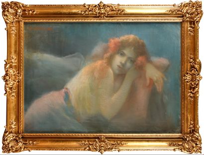 Nicolae GROPEANU (1864-1936) Jeune femme...