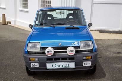 1979 RENAULT 5 ALPINE 1979 Renault 5 Alpine

N° de série : 7667189

Phase 1 

Configuration...