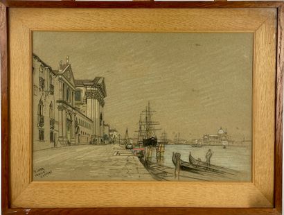 Édouard Auguste IMER (1820-1881) View of...