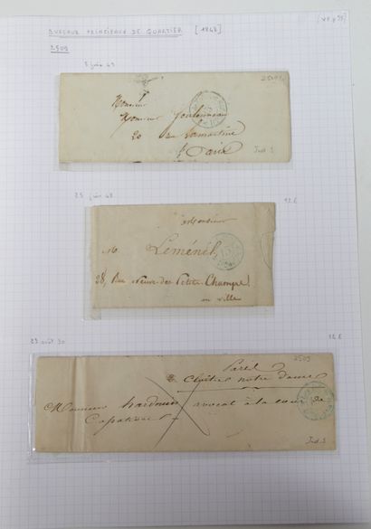 null O/*/** 10 boxes : Important collection of France including postmarks, letters...
