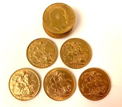 10 GOLDEN PIECES, British sovereign, 1903,...