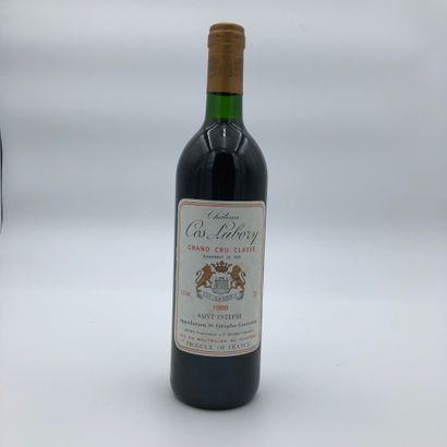 null 1 bouteille CHÂTEAU COS LABORY 1989 Saint-Estephe (niveay très léger bas, étiquette...