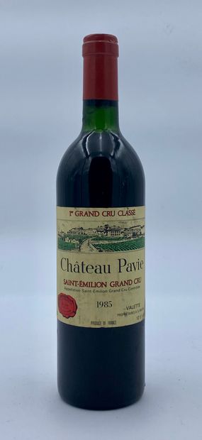 null 1 bottle CHÂTEAU PAVIE 1985 1er GCC (A) Saint-Emilion (N. tlb, E. f, tlm, very...