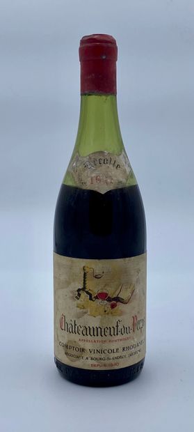 1 bouteille CHÂTEAUNEUF DU PAPE 1947 (N....