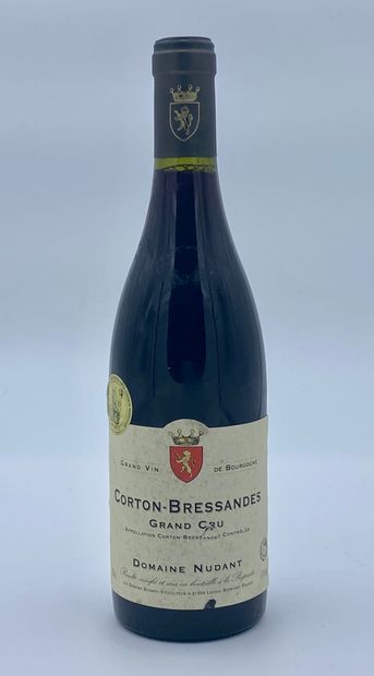 null 1 bouteille CORTON-BRESSANDES Grand Cru Domaine Nudant (E. f, tlm, lg)