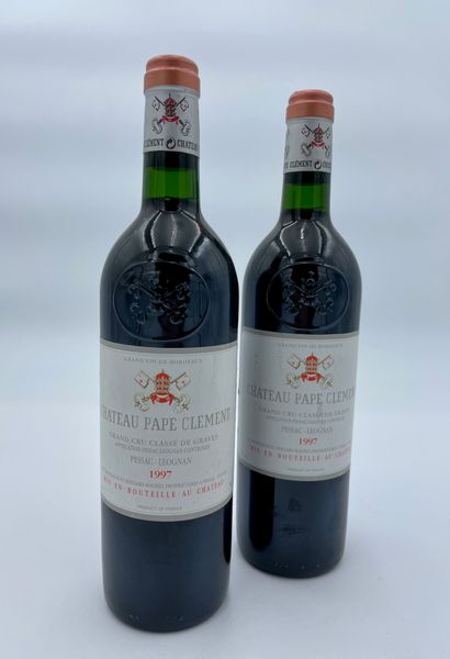 null 2 bouteilles CHÂTEAU PAPE CLÉMENT 1997 CC Pessac-Leognan (E. tlm)