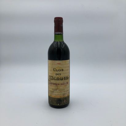 null 1 bottle CLOS DES MENUTS 1982 Saint-Emilion Grand Cru (N. lb, E. t)