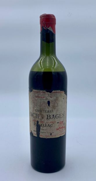 null 1 bottle CHÂTEAU LYNCH BAGES 1947 5th GC Pauillac (N. b, v, E. a, s, m, g)