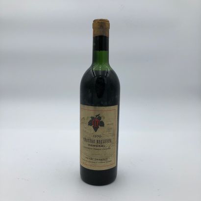 1 bouteille CHÂTEAU BELLEVUE 1970 Pomerol...