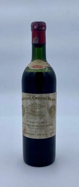 1 bottle CHÂTEAU CHEVAL BLANC 1958 1er GCC...