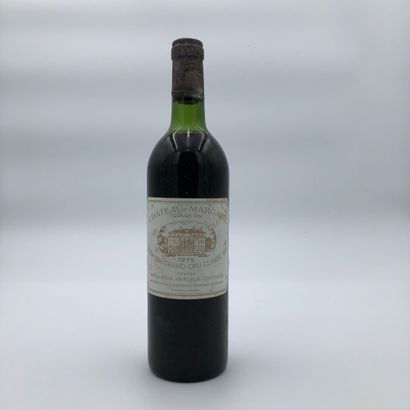 null 1 bottle CHÂTEAU MARGAUX 1975 1 GCC Margaux (slightly low level, faded label,...