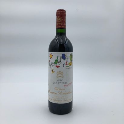 null 1 bottle CHÂTEAU MOUTON ROTHSCHILD 1997 1er GCC Pauillac (E. f, tlm)