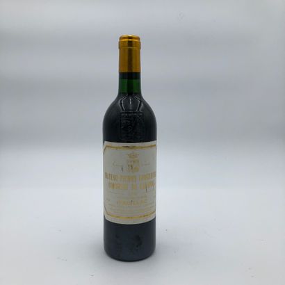 null 1 bottle CHÂTEAU PICHON COMTESSE DE LALANDE 1990 2nd GC Pauillac (N. tlb, E....