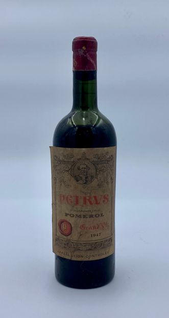 null 1 bottle CHÂTEAU PETRUS 1947 Pomerol (N. me, E. a, s, m, decolored)
