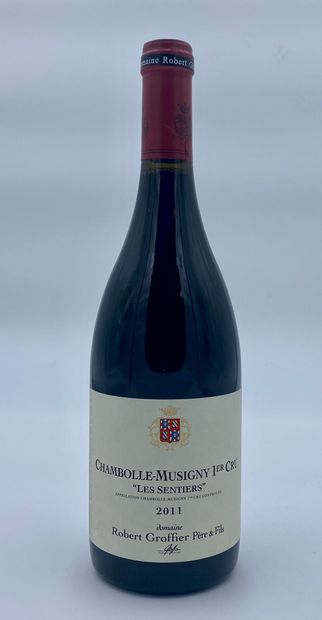 1 bouteille CHAMBOLLE-MUSIGNY 2011 1er Cru...
