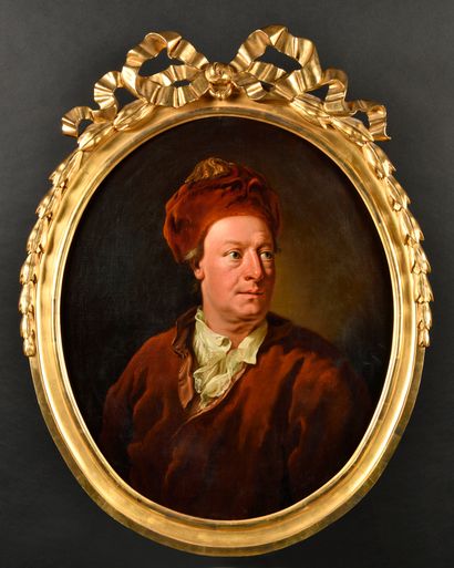 ATTRIBUE A ANDREA SOLDI (1703-1771) Portrait...