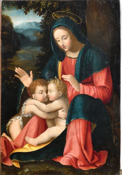 MILANESE SCHOOL C. 1600 The Virgin and Child...