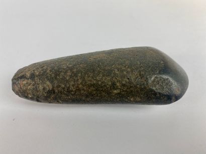 Polished axe with pitted heel Diorite Mali,...