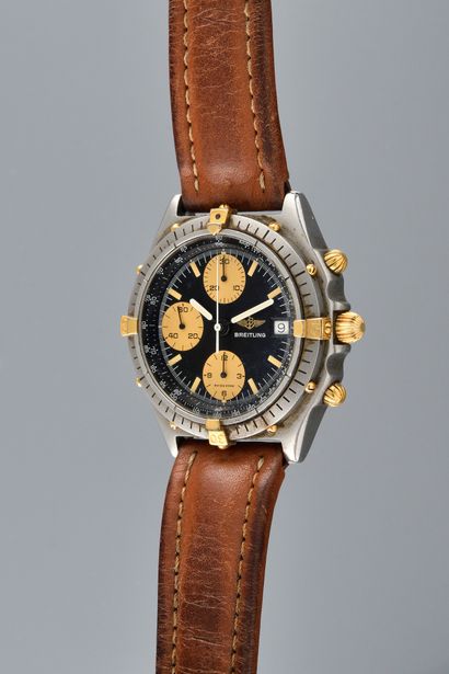 null BREITLING Navitimer. Réf: 81950A. N°23879. Vers 2000. Chronographe en acier...