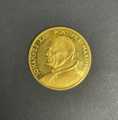 null VATICAN. Gold medal John XXIII (1958-1963). 1958. Very nice. Weight : 25 g