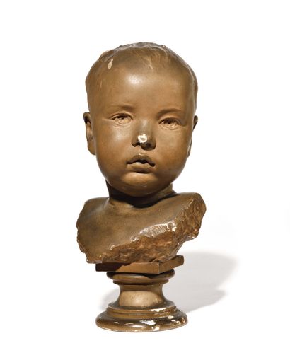 RAOUL CHARLES VERLET (ANGOULEME, 1857 - CANNES, 1923) Paul Verlet child Patinated...