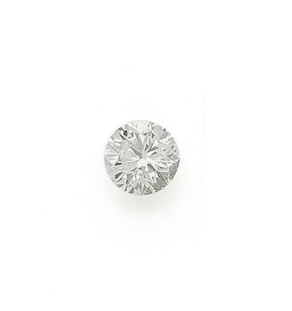 null DIAMANT SUR PAPIER de 2.08 carats taille brillant. Certificat LFG (examen préliminaire)...