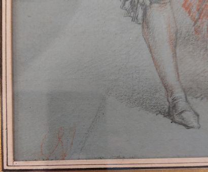 null pencil and blood drawing, 18th century

gallant scene 

28 x 31 cm (at sigh...