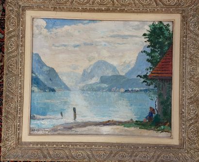 null Jehan BERJONNEAU (1890-1972)

Lake in the mountains 

oil on canvas 

signed...