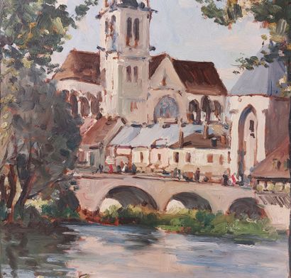 null Amédée Boucher (XX)

Moret sur Loing

Oil on isorel

Signed lower right

H :...